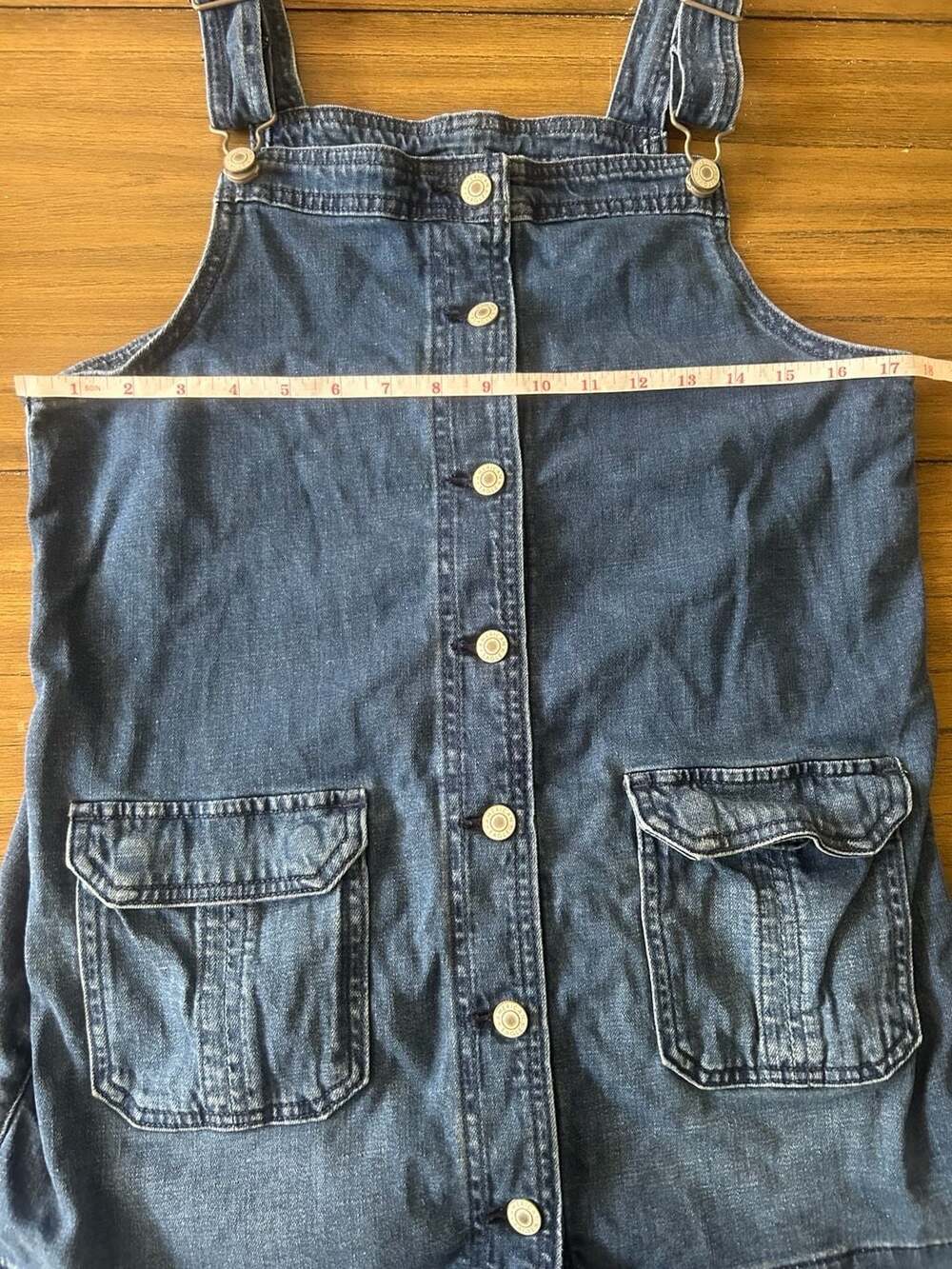 American Eagle Denim Overall Dress - Picture 8 of 8
